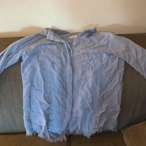 Long sleeve denim looking top!